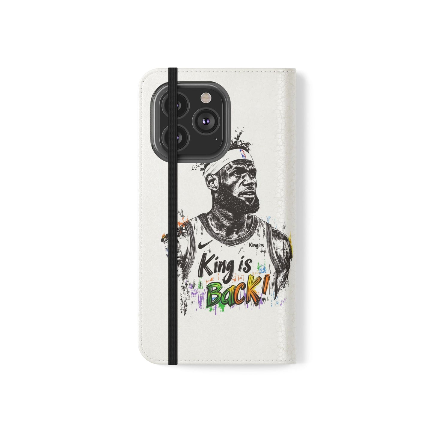 Phone Case, NBA LeBron James King is Back Phone Cover, Durable Case, Gift for Him, Athletic Accessories, Basketball Fans, Sports Phone Case,
