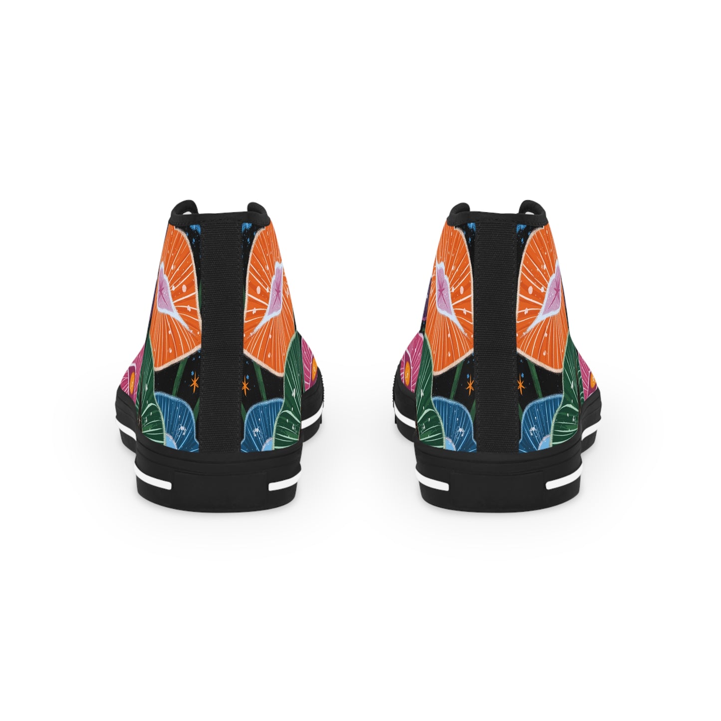 High Top Sneakers - Vibrant Art Shoes for Creative Souls