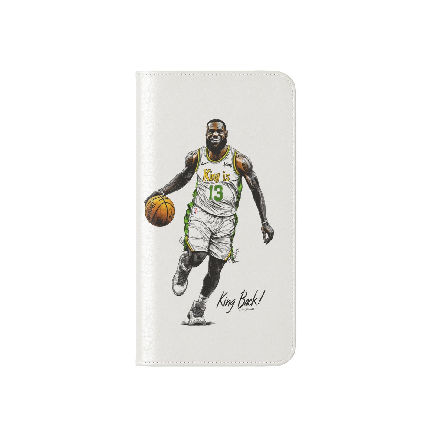 Phone Case, NBA LeBron James King is Back Phone Cover, Durable Case, Gift for Him, Athletic Accessories, Basketball Fans, Sports Phone Case,