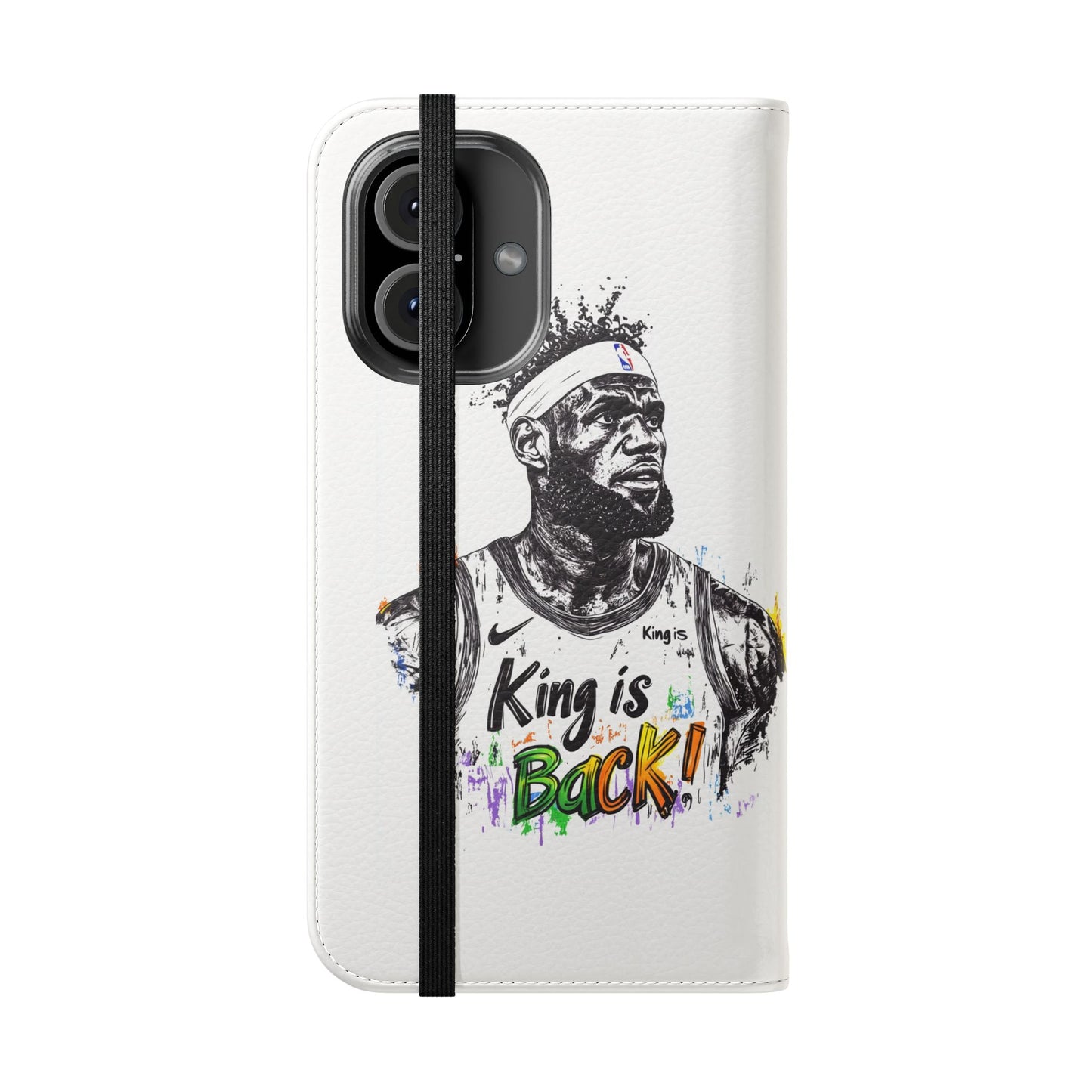 Phone Case, NBA LeBron James King is Back Phone Cover, Durable Case, Gift for Him, Athletic Accessories, Basketball Fans, Sports Phone Case,