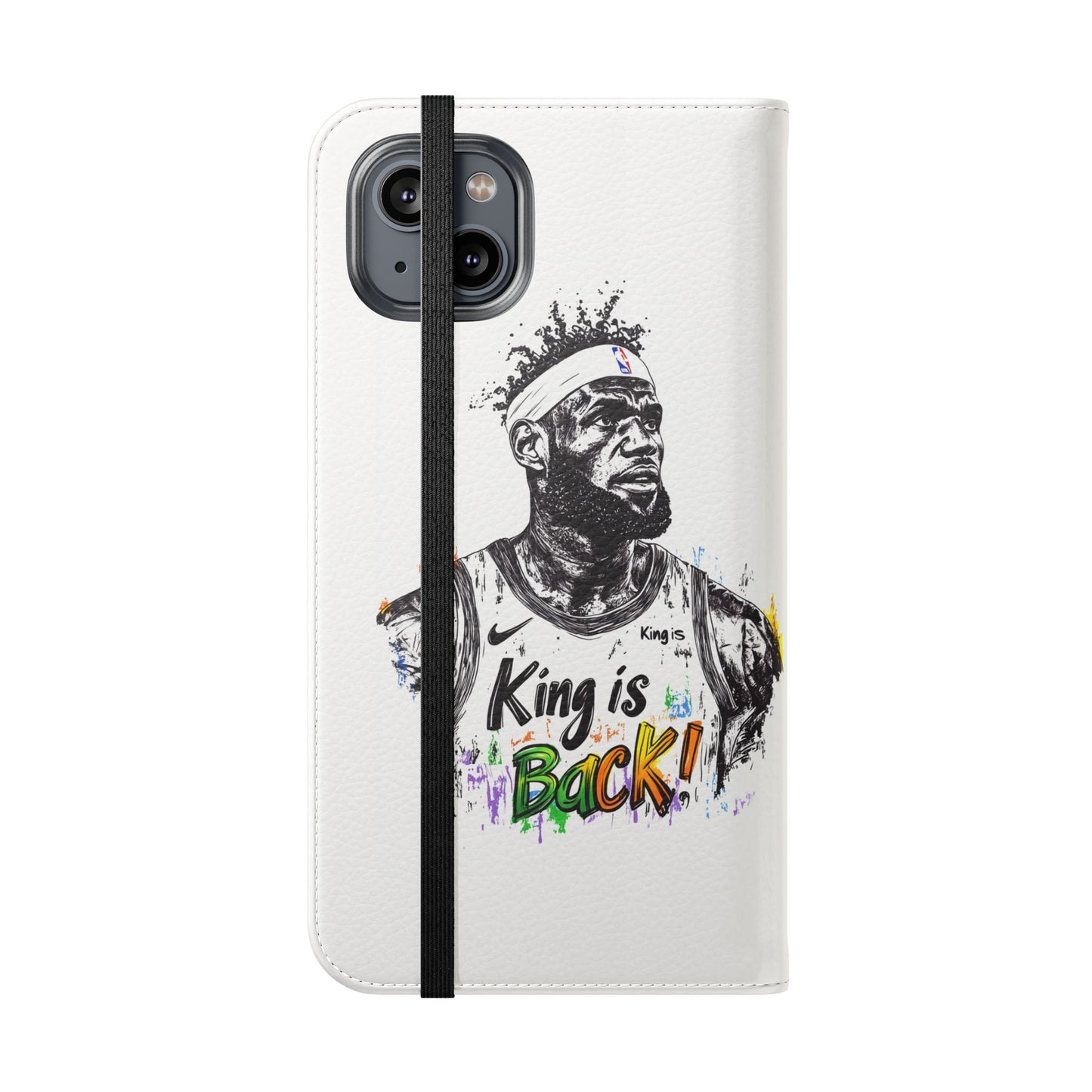Phone Case, NBA LeBron James King is Back Phone Cover, Durable Case, Gift for Him, Athletic Accessories, Basketball Fans, Sports Phone Case,
