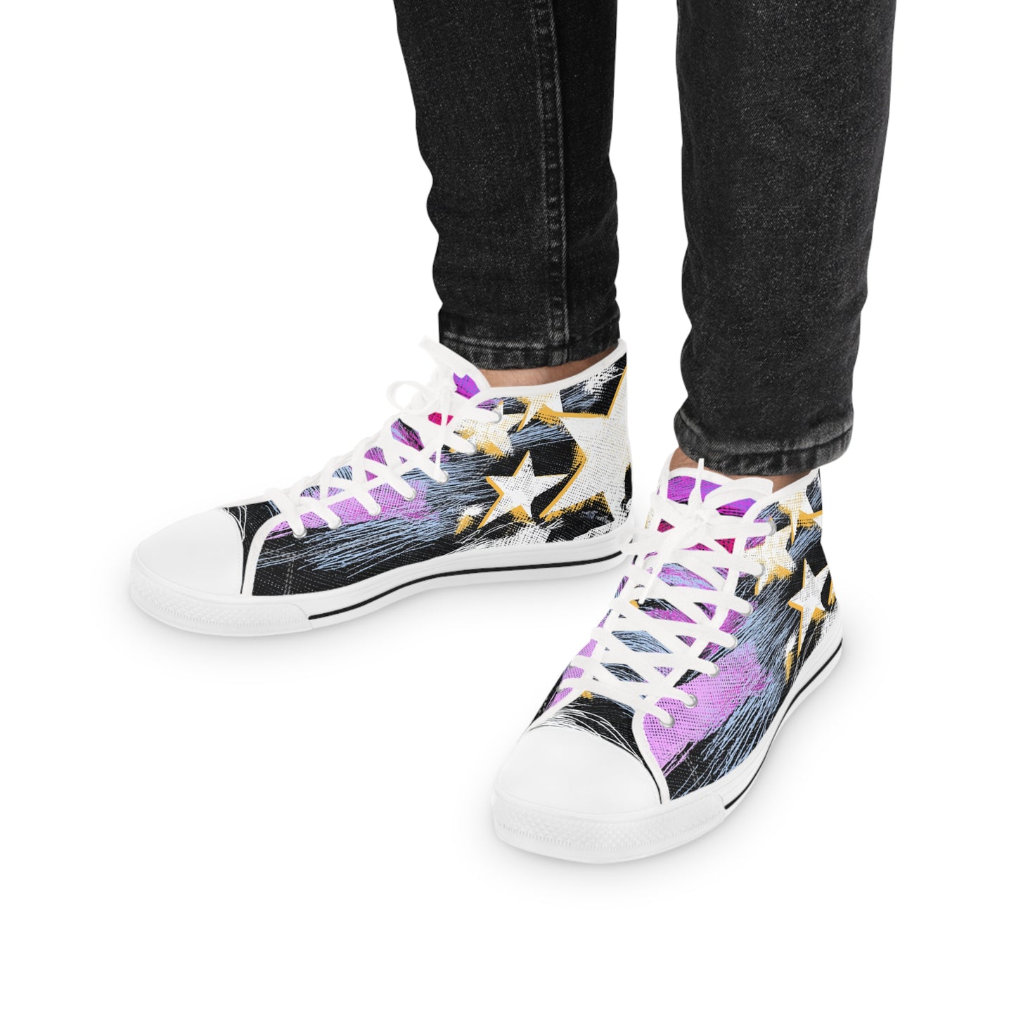 Stars Sneakers Creative Stars Splash Art