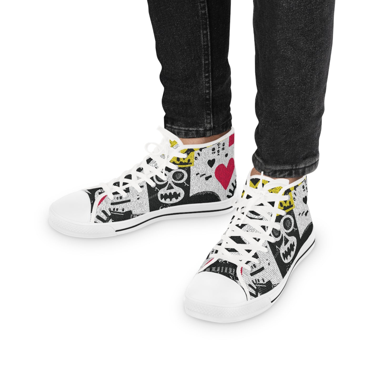 Guitar King Men's High Top Sneakers