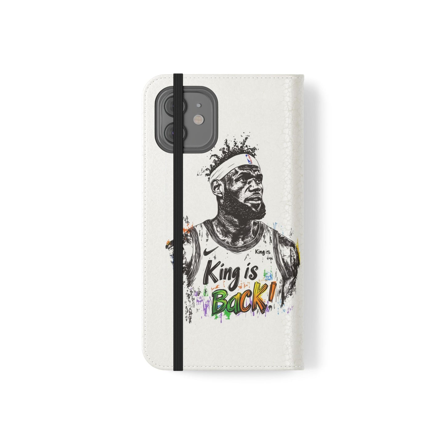 Phone Case, NBA LeBron James King is Back Phone Cover, Durable Case, Gift for Him, Athletic Accessories, Basketball Fans, Sports Phone Case,