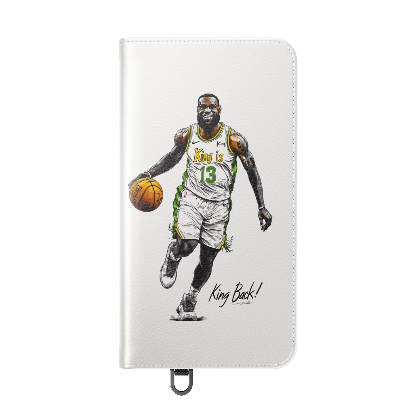 Phone Case, NBA LeBron James King is Back Phone Cover, Durable Case, Gift for Him, Athletic Accessories, Basketball Fans, Sports Phone Case,
