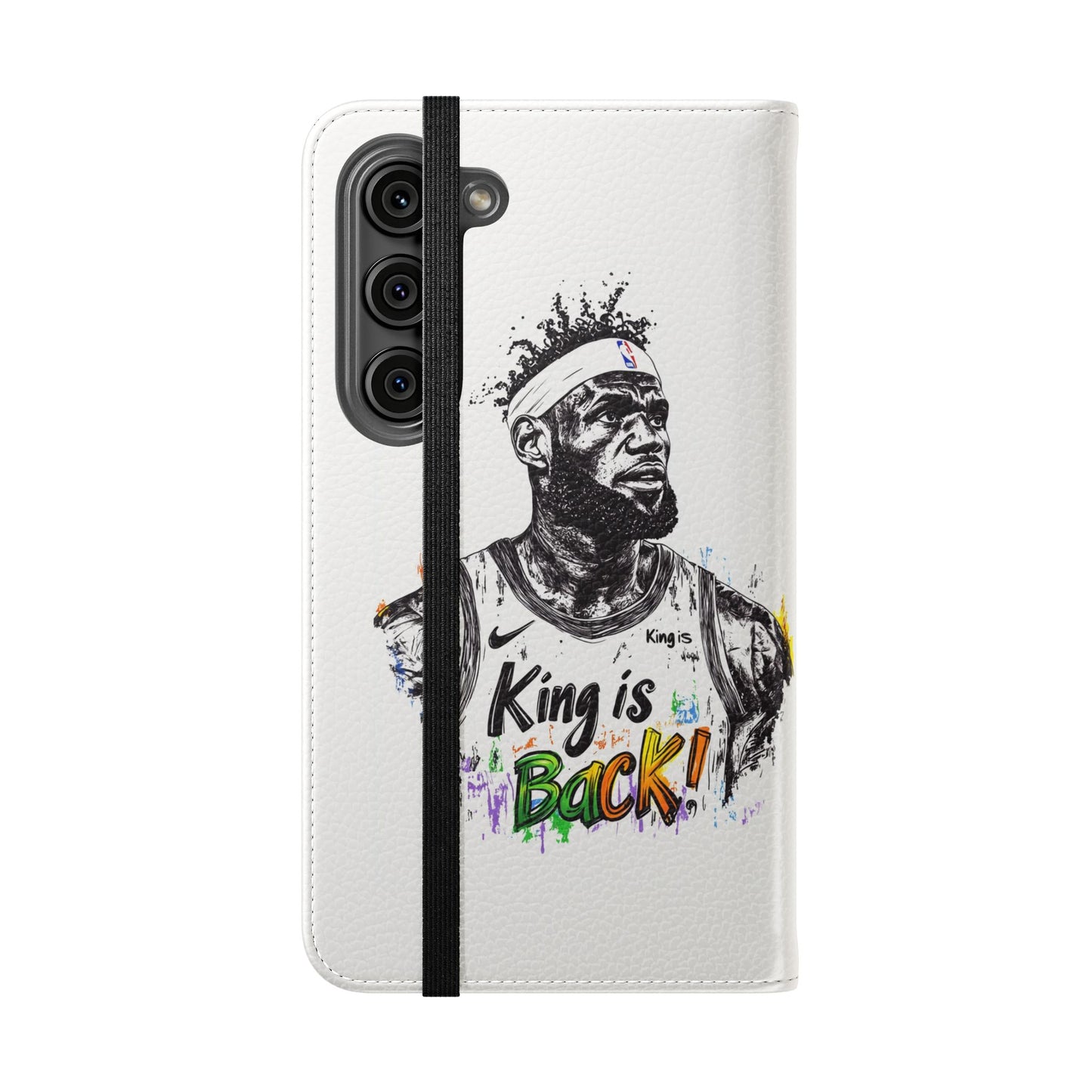 Phone Case, NBA LeBron James King is Back Phone Cover, Durable Case, Gift for Him, Athletic Accessories, Basketball Fans, Sports Phone Case,
