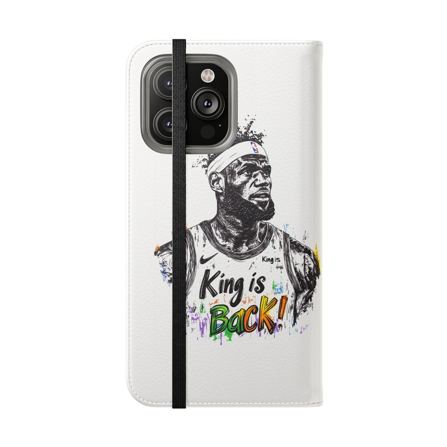 Phone Case, NBA LeBron James King is Back Phone Cover, Durable Case, Gift for Him, Athletic Accessories, Basketball Fans, Sports Phone Case,