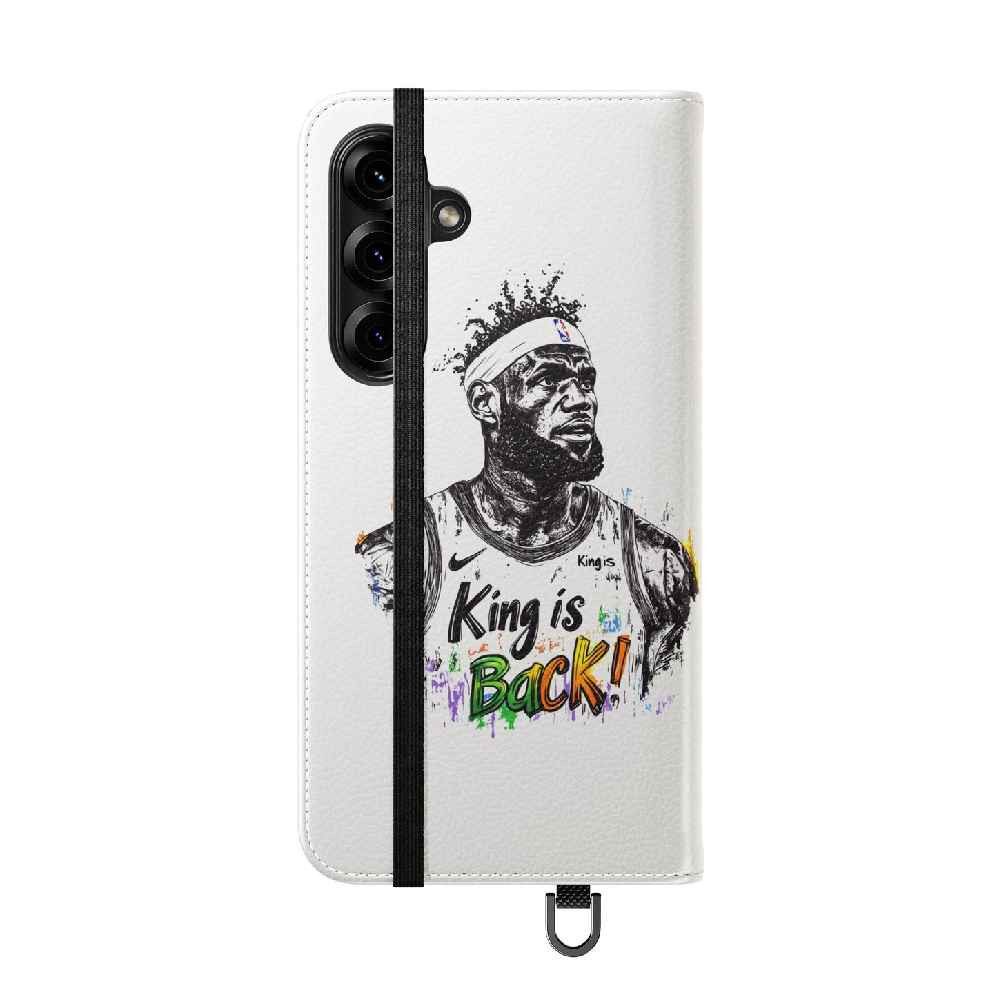 Phone Case, NBA LeBron James King is Back Phone Cover, Durable Case, Gift for Him, Athletic Accessories, Basketball Fans, Sports Phone Case,