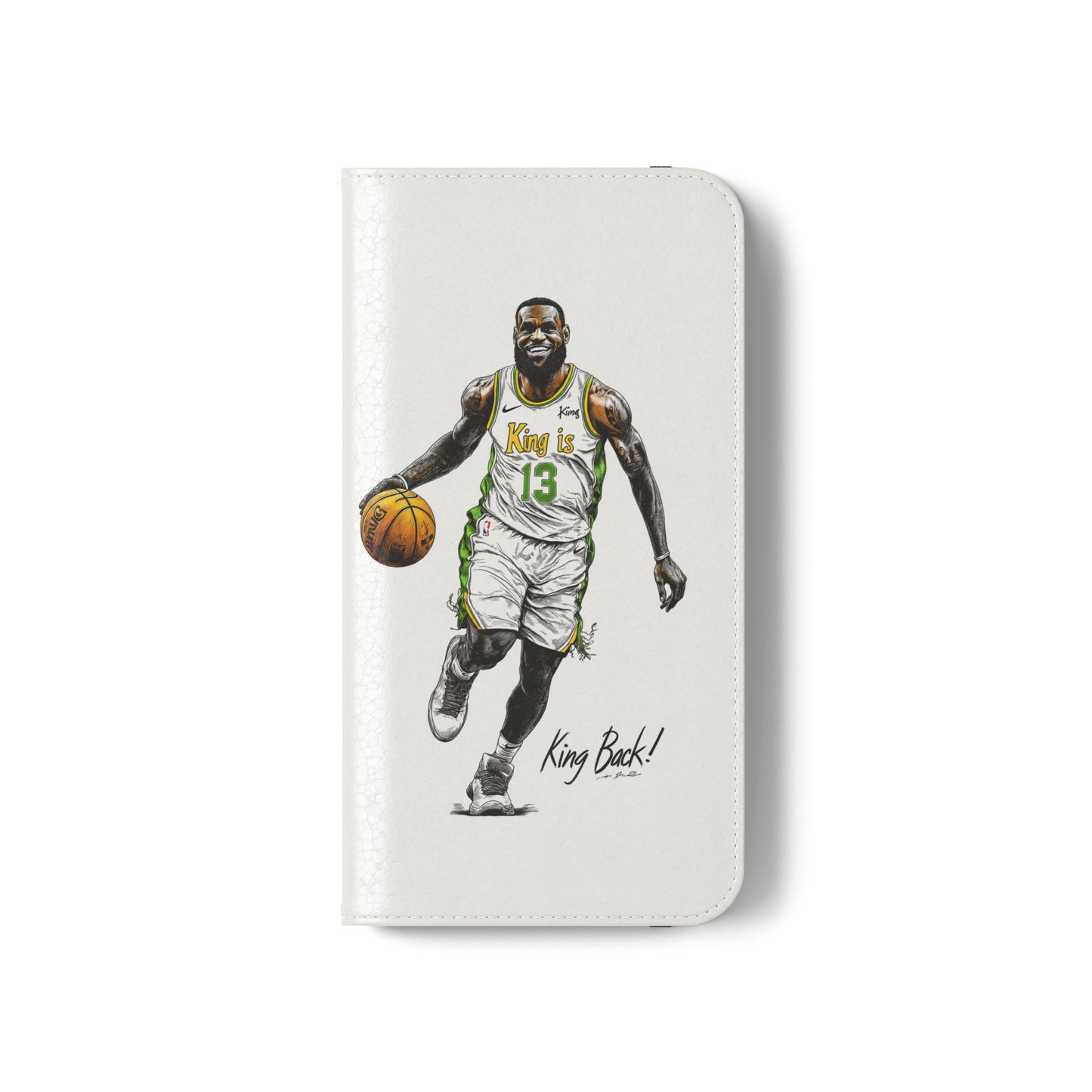 Phone Case, NBA LeBron James King is Back Phone Cover, Durable Case, Gift for Him, Athletic Accessories, Basketball Fans, Sports Phone Case,