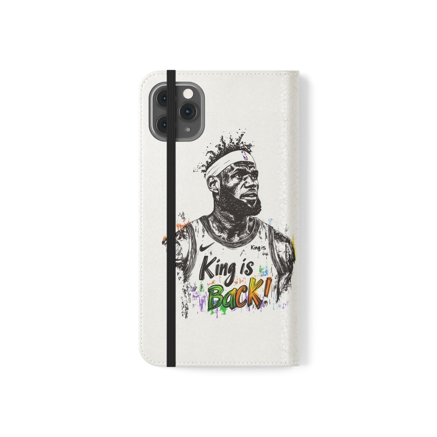 Phone Case, NBA LeBron James King is Back Phone Cover, Durable Case, Gift for Him, Athletic Accessories, Basketball Fans, Sports Phone Case,