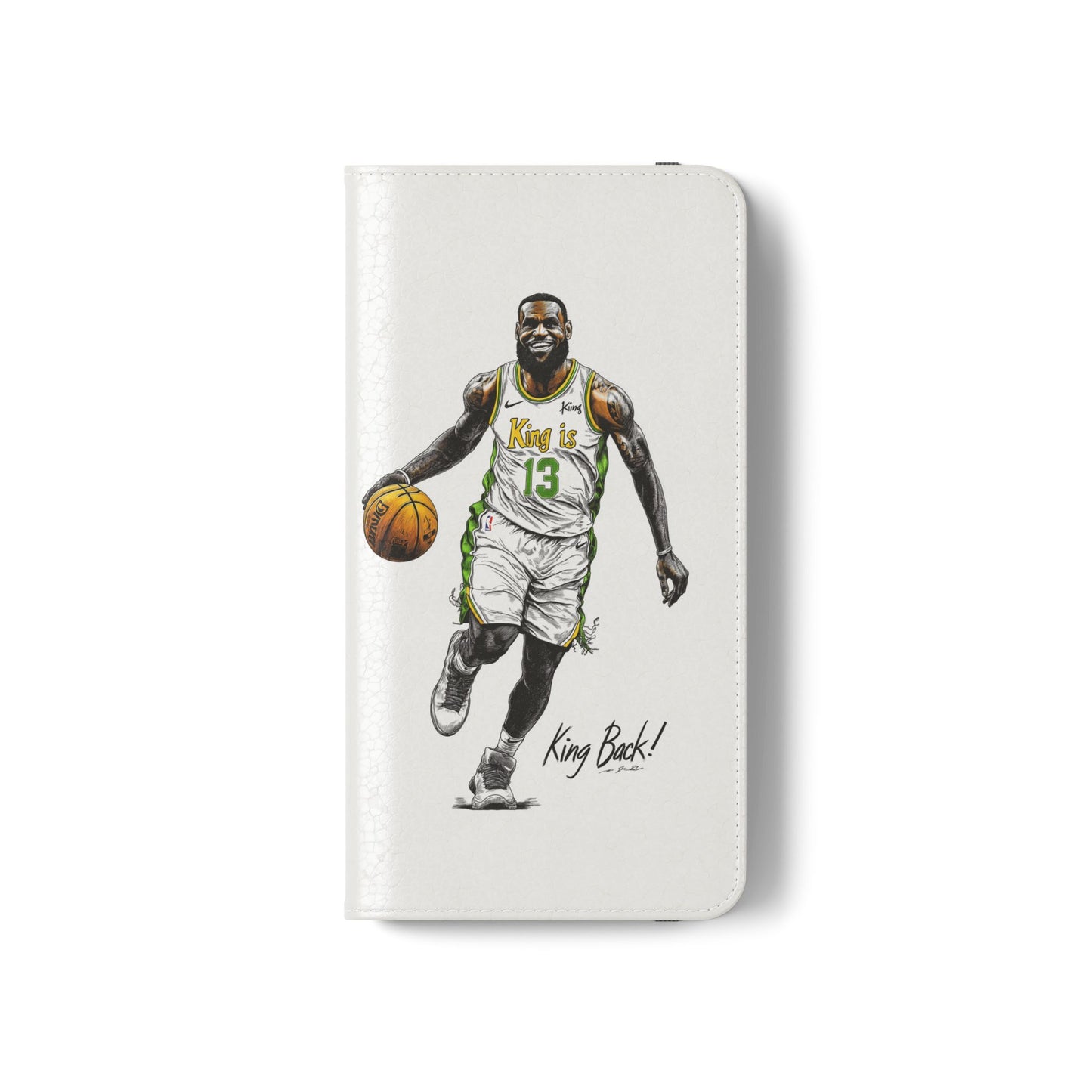 Phone Case, NBA LeBron James King is Back Phone Cover, Durable Case, Gift for Him, Athletic Accessories, Basketball Fans, Sports Phone Case,