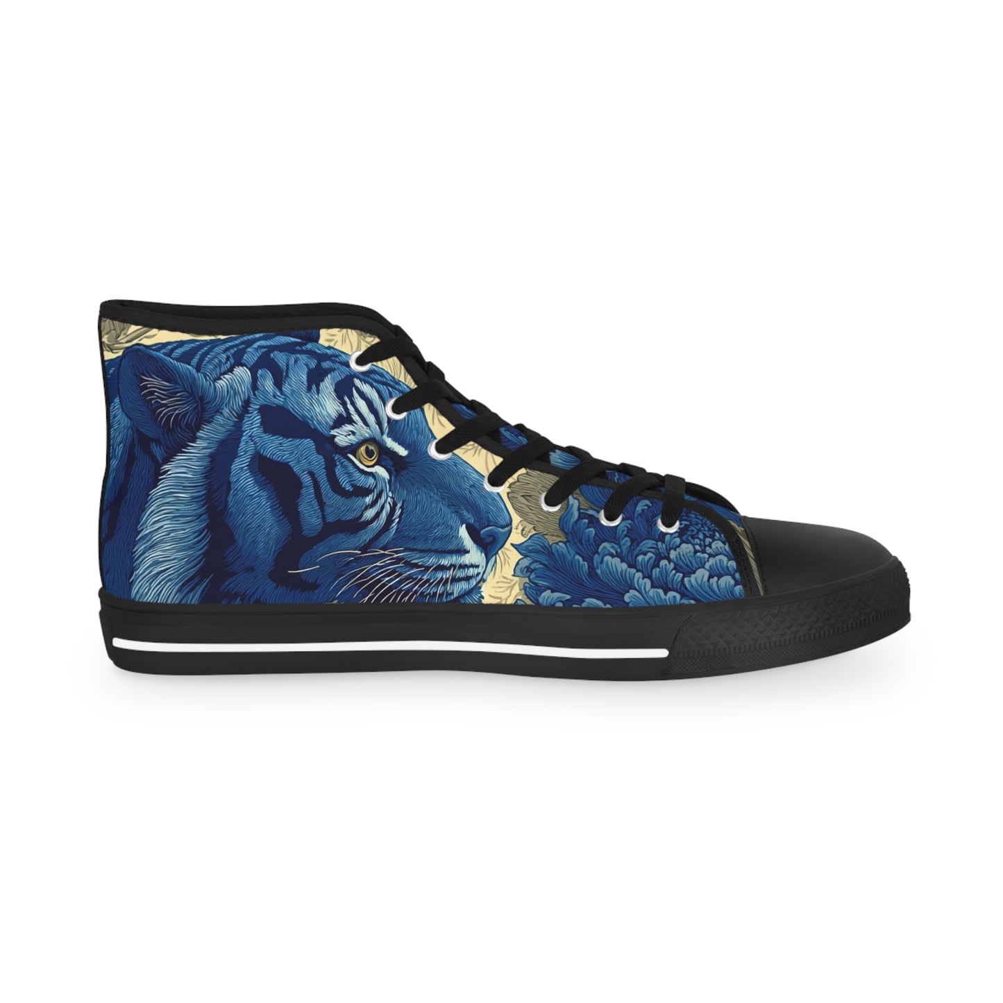 Tiger Sneakers|Faux-Embroidery Print Tiger Sneakers