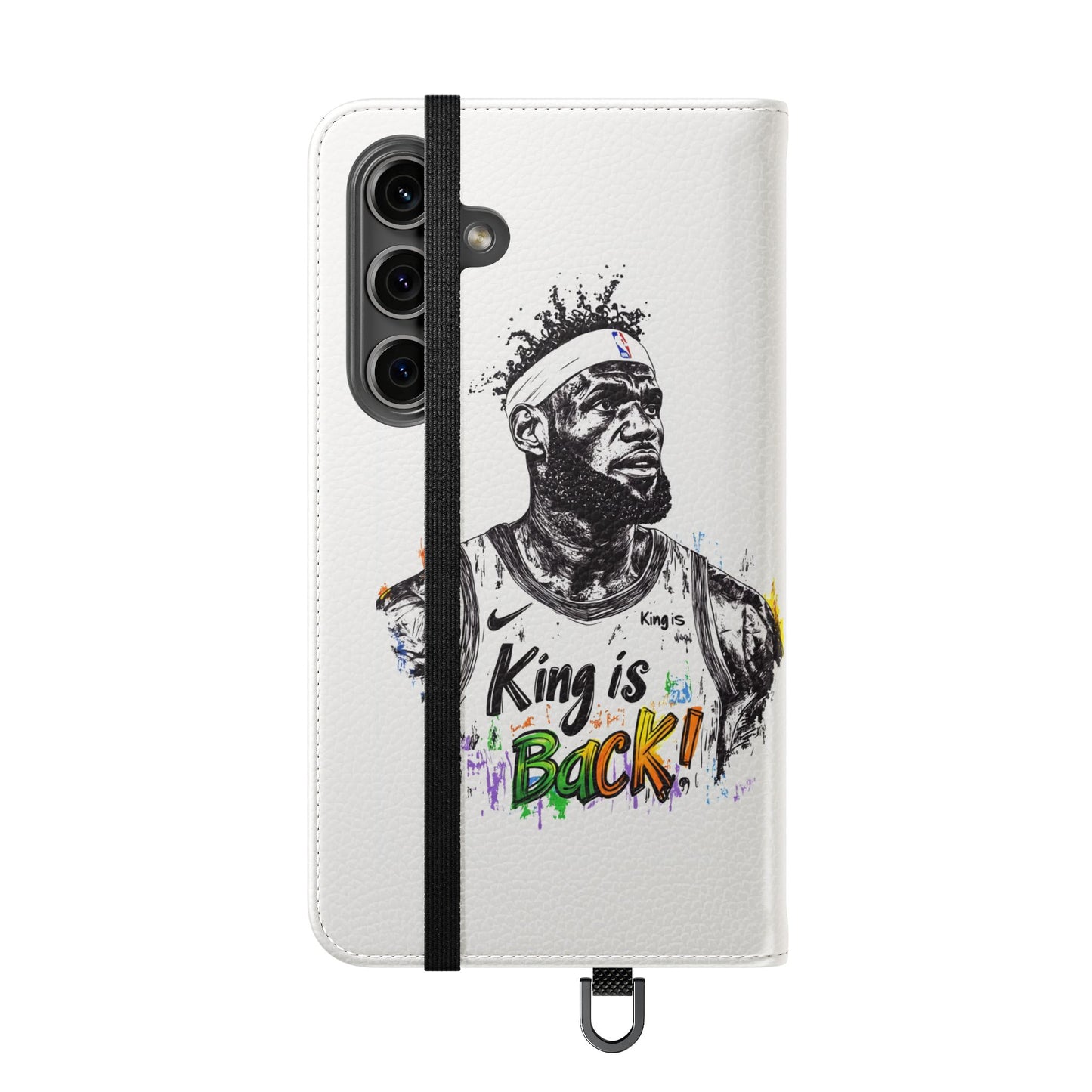 Phone Case, NBA LeBron James King is Back Phone Cover, Durable Case, Gift for Him, Athletic Accessories, Basketball Fans, Sports Phone Case,