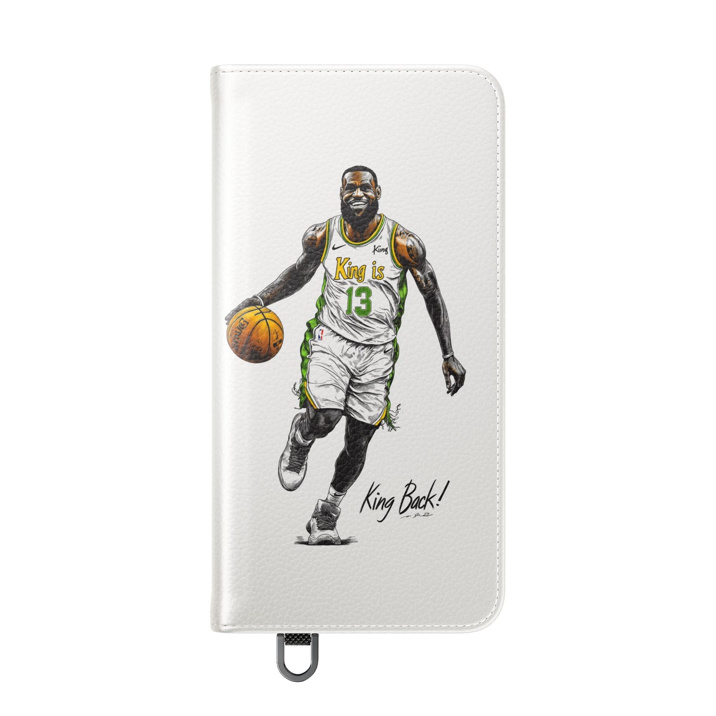 Phone Case, NBA LeBron James King is Back Phone Cover, Durable Case, Gift for Him, Athletic Accessories, Basketball Fans, Sports Phone Case,