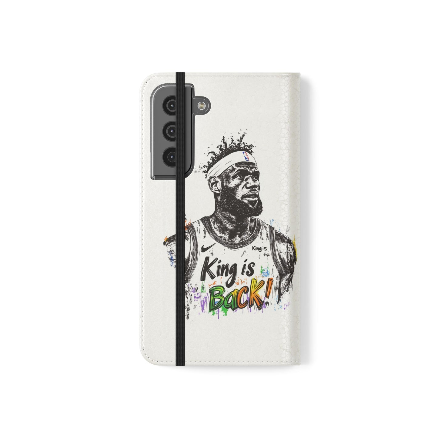 Phone Case, NBA LeBron James King is Back Phone Cover, Durable Case, Gift for Him, Athletic Accessories, Basketball Fans, Sports Phone Case,