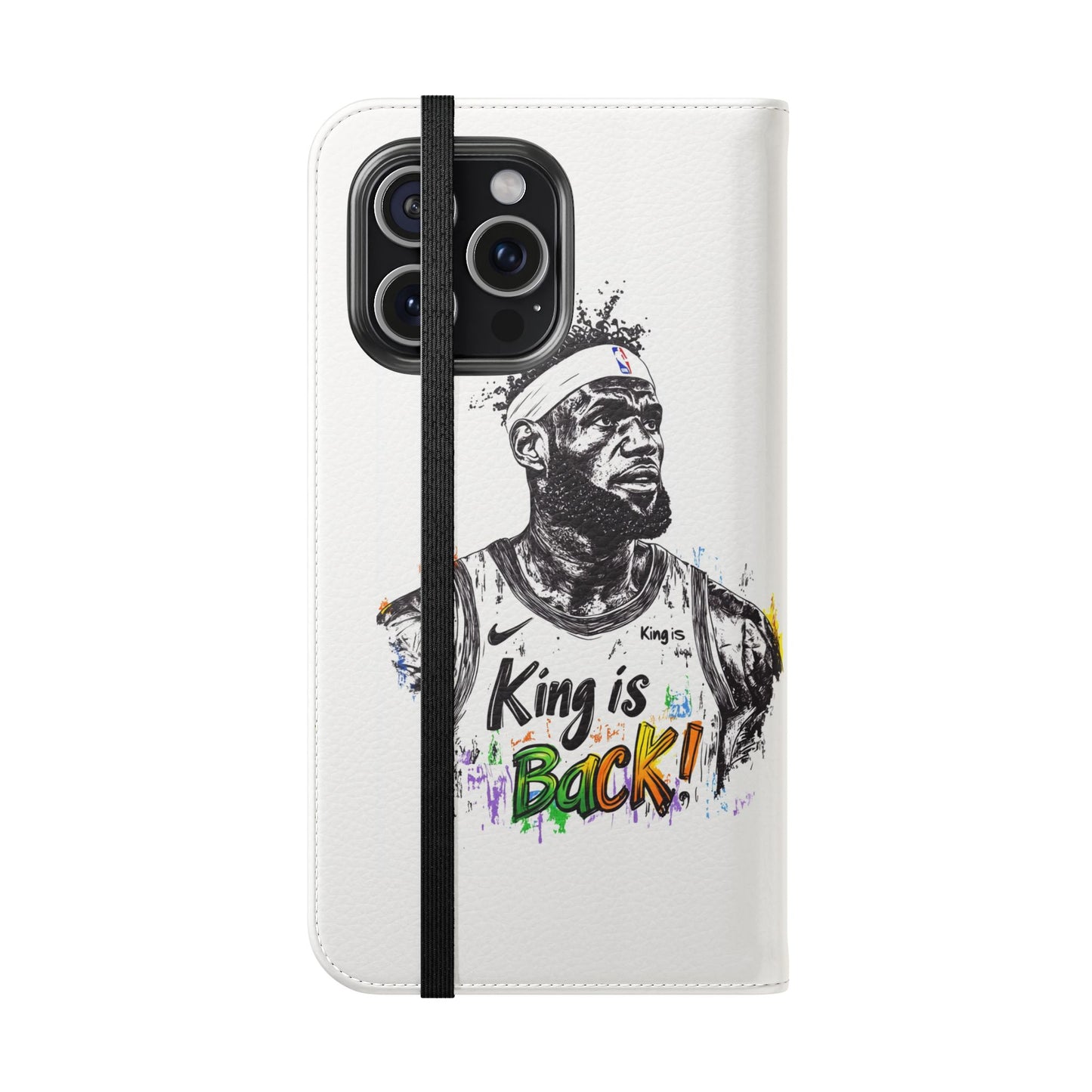 Phone Case, NBA LeBron James King is Back Phone Cover, Durable Case, Gift for Him, Athletic Accessories, Basketball Fans, Sports Phone Case,