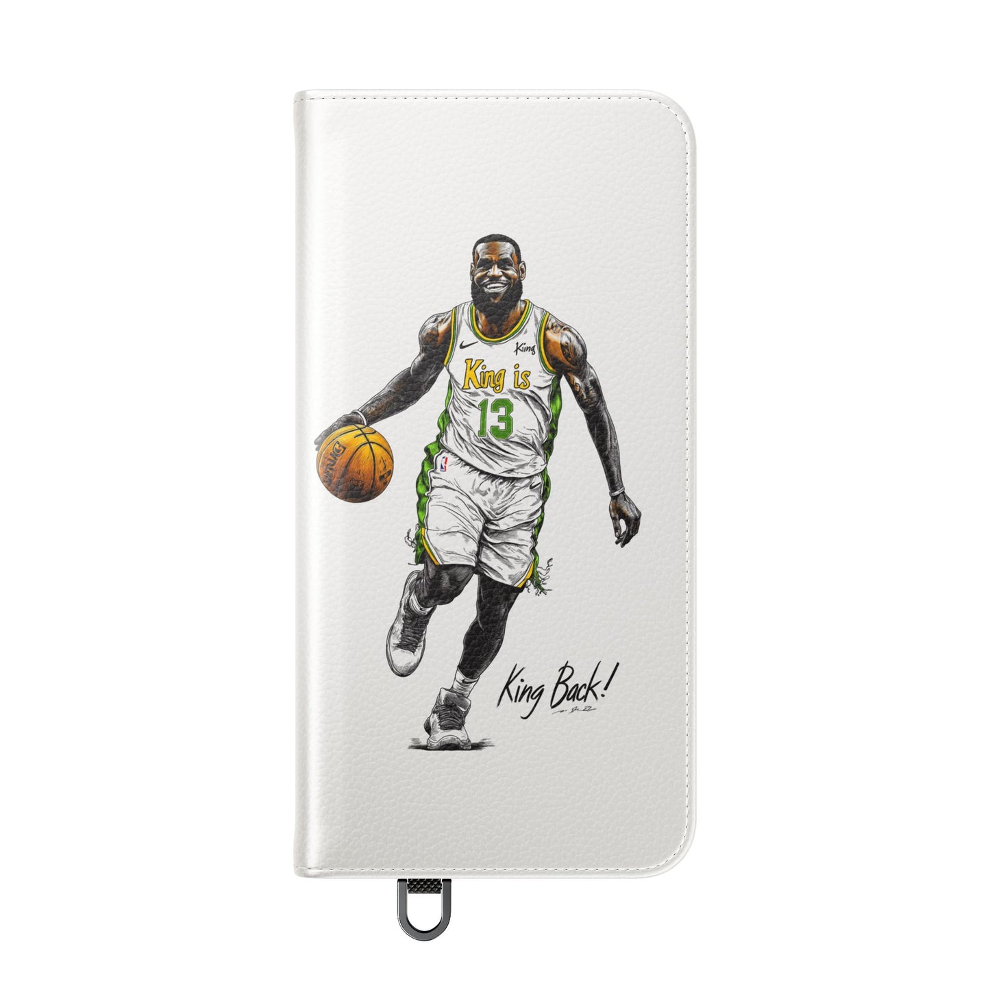 Phone Case, NBA LeBron James King is Back Phone Cover, Durable Case, Gift for Him, Athletic Accessories, Basketball Fans, Sports Phone Case,