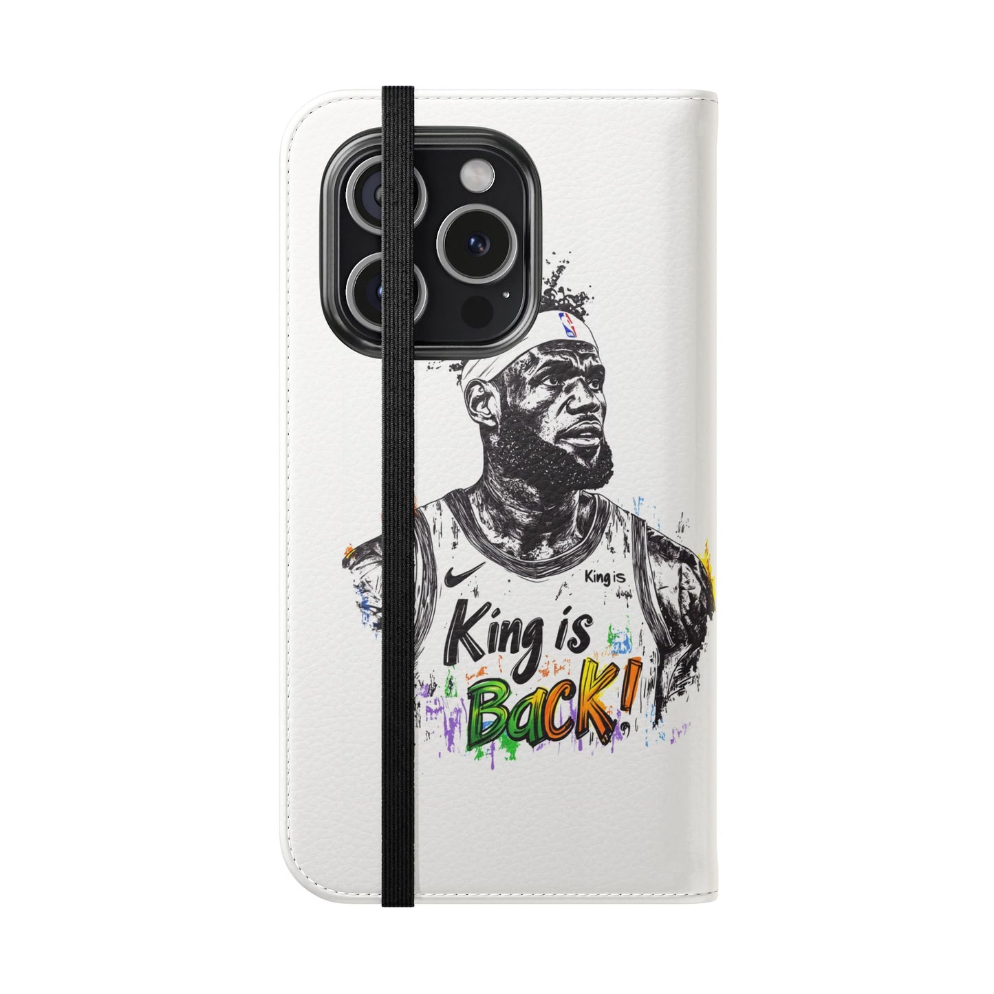 Phone Case, NBA LeBron James King is Back Phone Cover, Durable Case, Gift for Him, Athletic Accessories, Basketball Fans, Sports Phone Case,