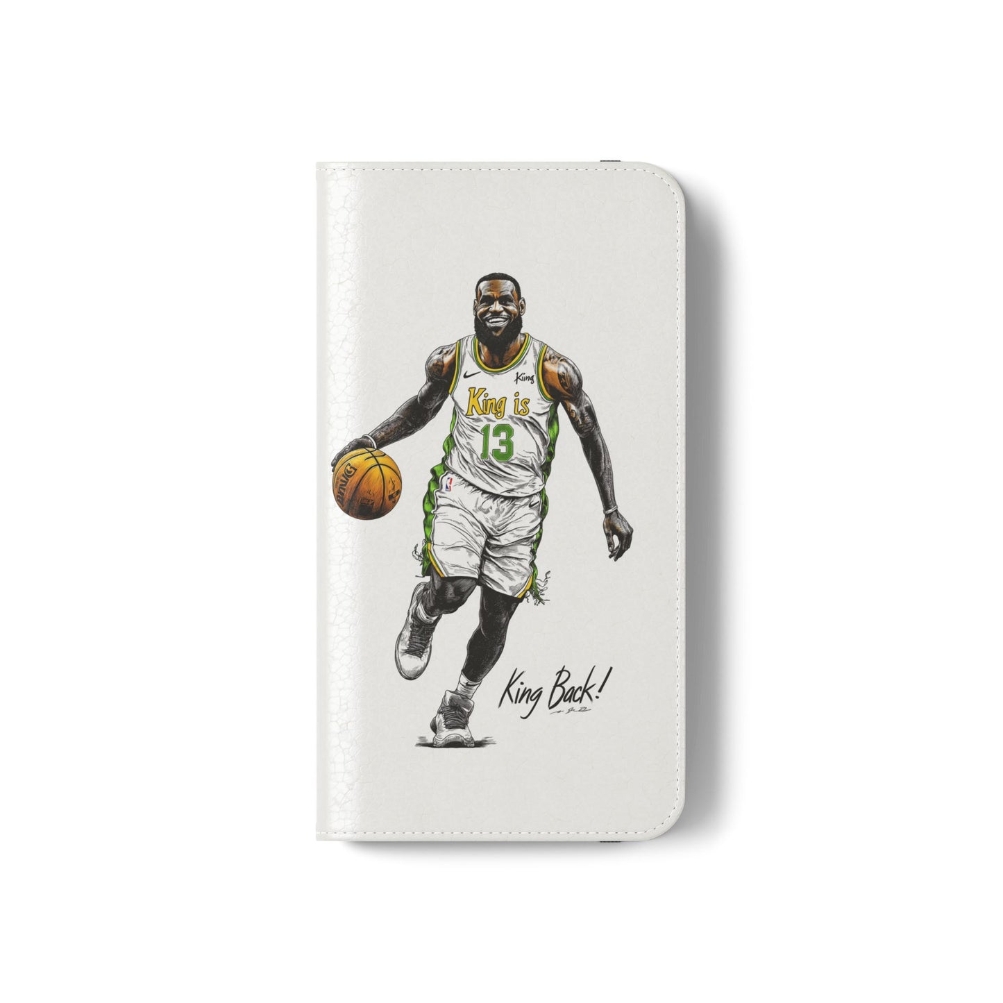 Phone Case, NBA LeBron James King is Back Phone Cover, Durable Case, Gift for Him, Athletic Accessories, Basketball Fans, Sports Phone Case,