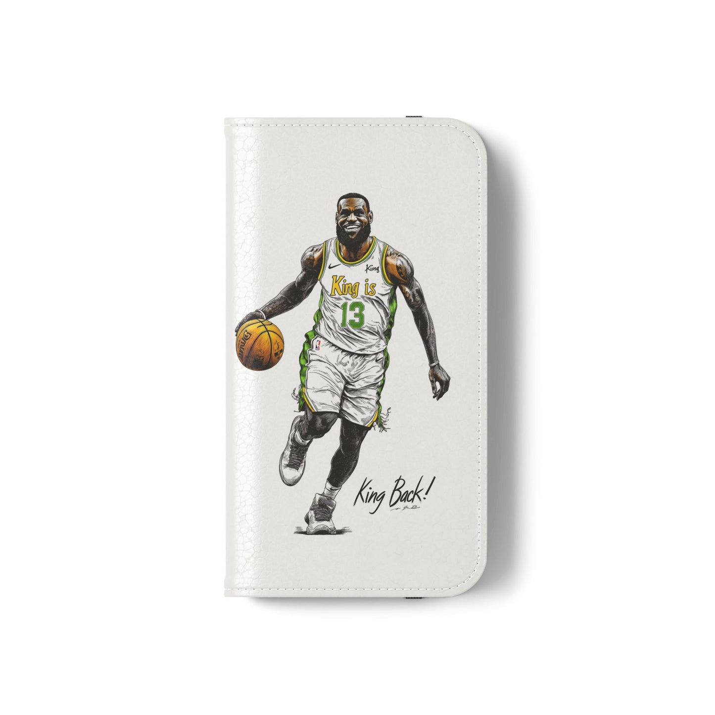 Phone Case, NBA LeBron James King is Back Phone Cover, Durable Case, Gift for Him, Athletic Accessories, Basketball Fans, Sports Phone Case,