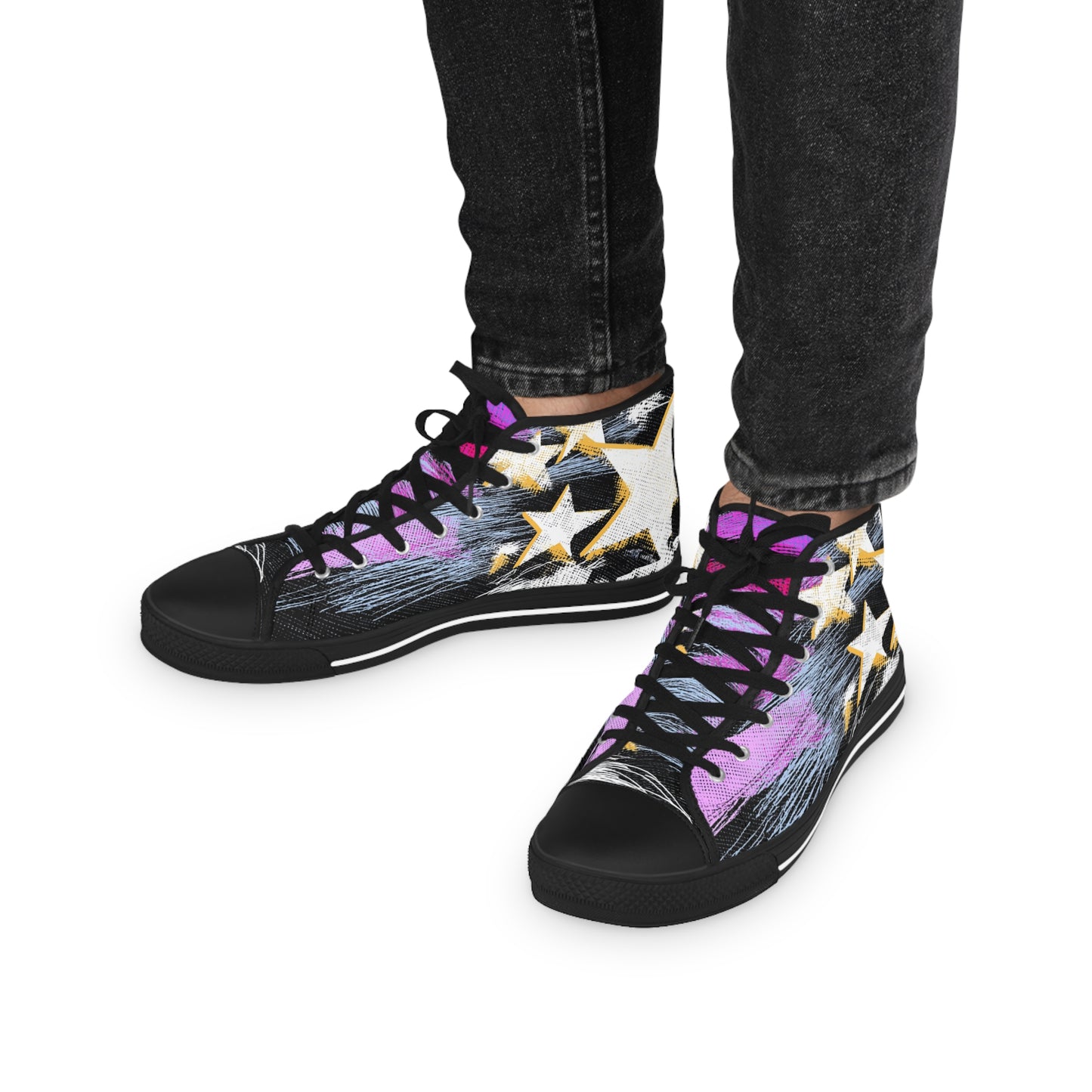 Stars Sneakers Creative Stars Splash Art