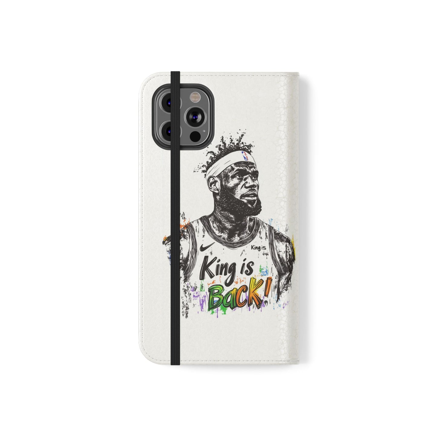 Phone Case, NBA LeBron James King is Back Phone Cover, Durable Case, Gift for Him, Athletic Accessories, Basketball Fans, Sports Phone Case,