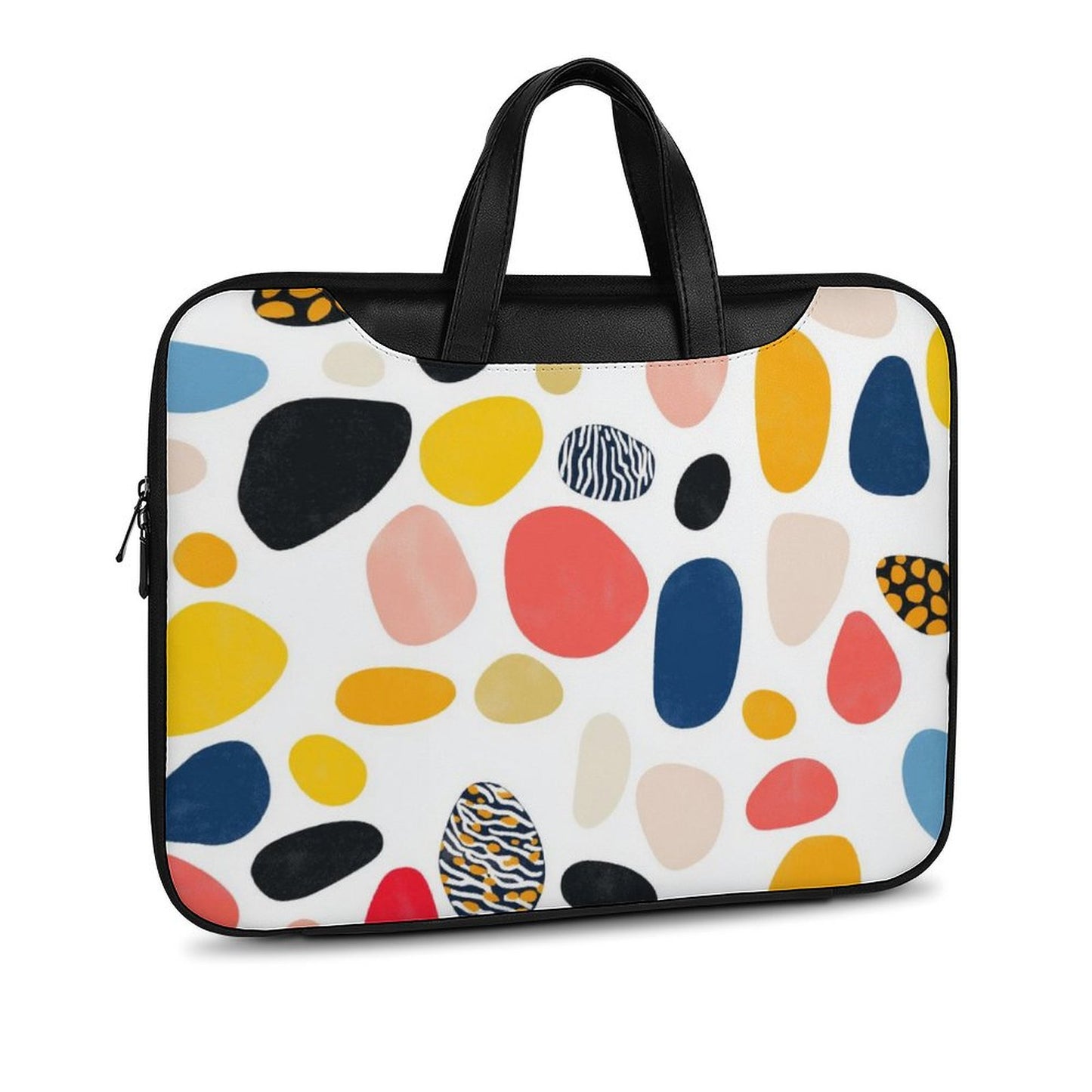 Colorful Dotted Laptop Bag with Back Strap, 180° Opening, Convenient for Travel - Laptop Bag fit for 13 inch/15 inch laptop - Modle:Laptop-7E2F1C
