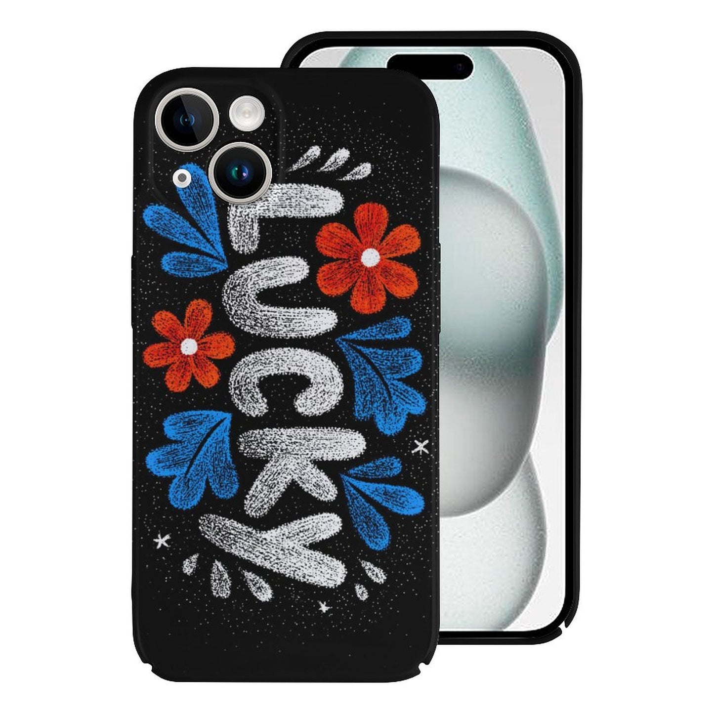 LOVE Colorful Totem iPhone 15 Case – Gift for Gemini & Sagittarius