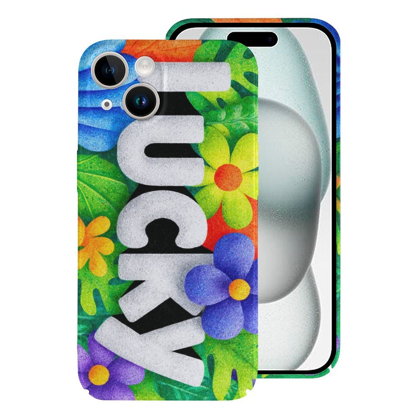 LOVE Colorful Totem iPhone 15 Case – Gift for Gemini & Sagittarius
