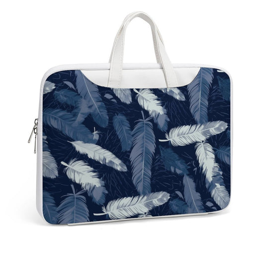 Feather Print Laptop Sleeve Bag – Model: Laptop Sleeve - 6A2B9K