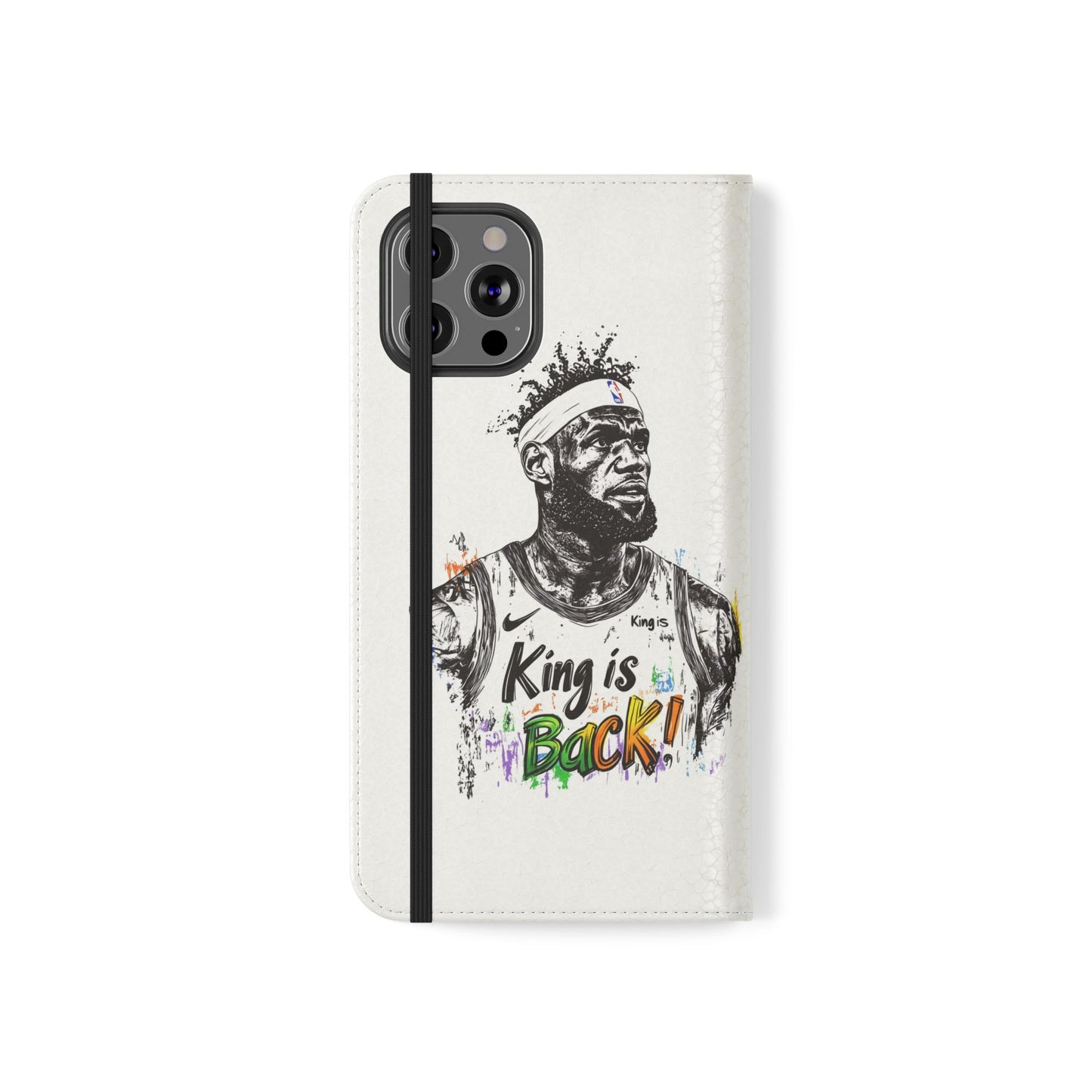 Phone Case, NBA LeBron James King is Back Phone Cover, Durable Case, Gift for Him, Athletic Accessories, Basketball Fans, Sports Phone Case,