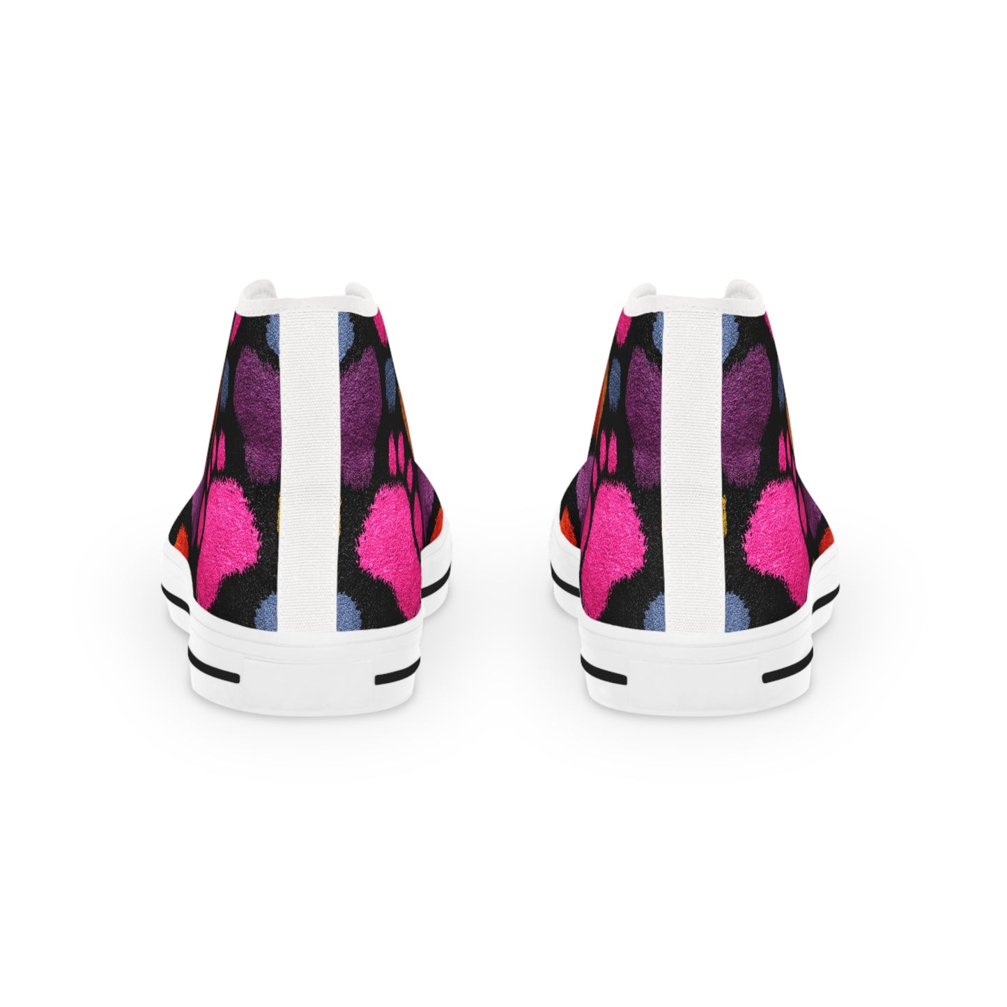 Colorful Paw Prints Sneakers
