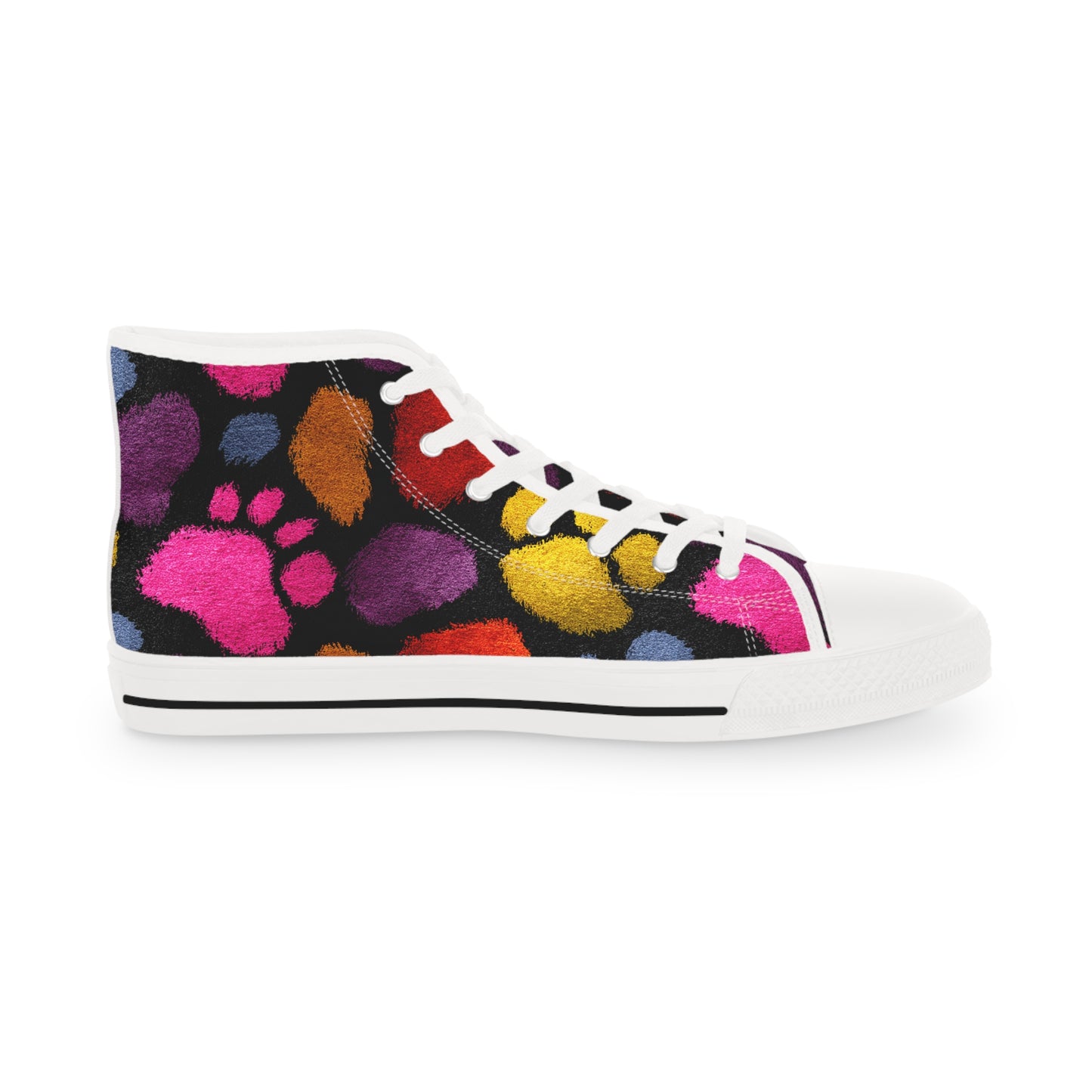 Colorful Paw Prints Sneakers