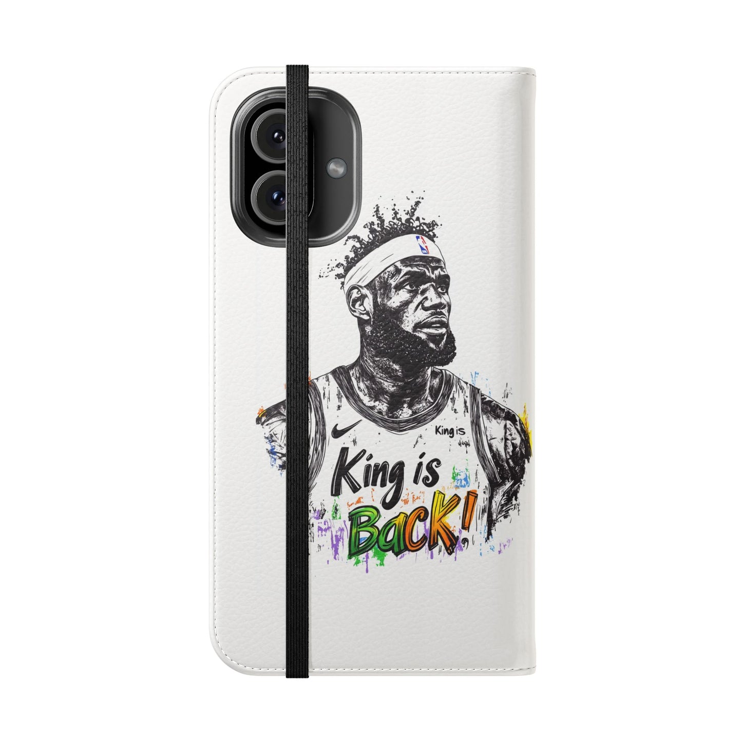 Phone Case, NBA LeBron James King is Back Phone Cover, Durable Case, Gift for Him, Athletic Accessories, Basketball Fans, Sports Phone Case,