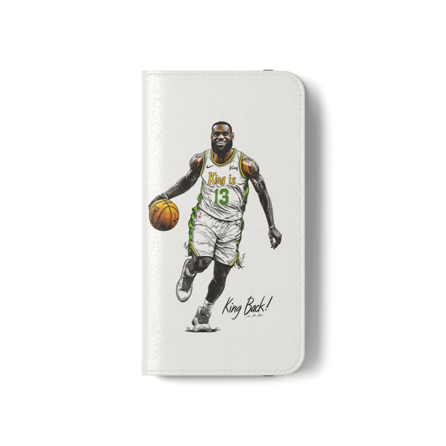 Phone Case, NBA LeBron James King is Back Phone Cover, Durable Case, Gift for Him, Athletic Accessories, Basketball Fans, Sports Phone Case,