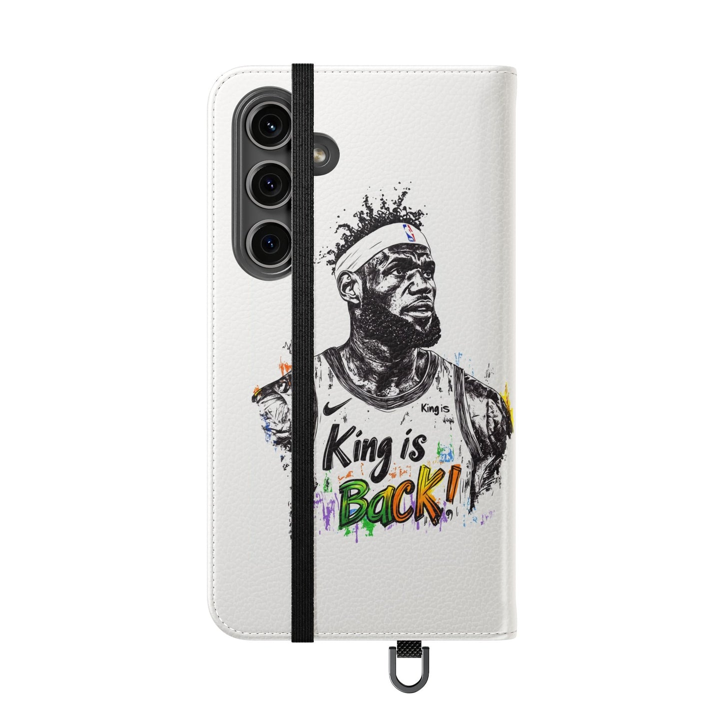 Phone Case, NBA LeBron James King is Back Phone Cover, Durable Case, Gift for Him, Athletic Accessories, Basketball Fans, Sports Phone Case,