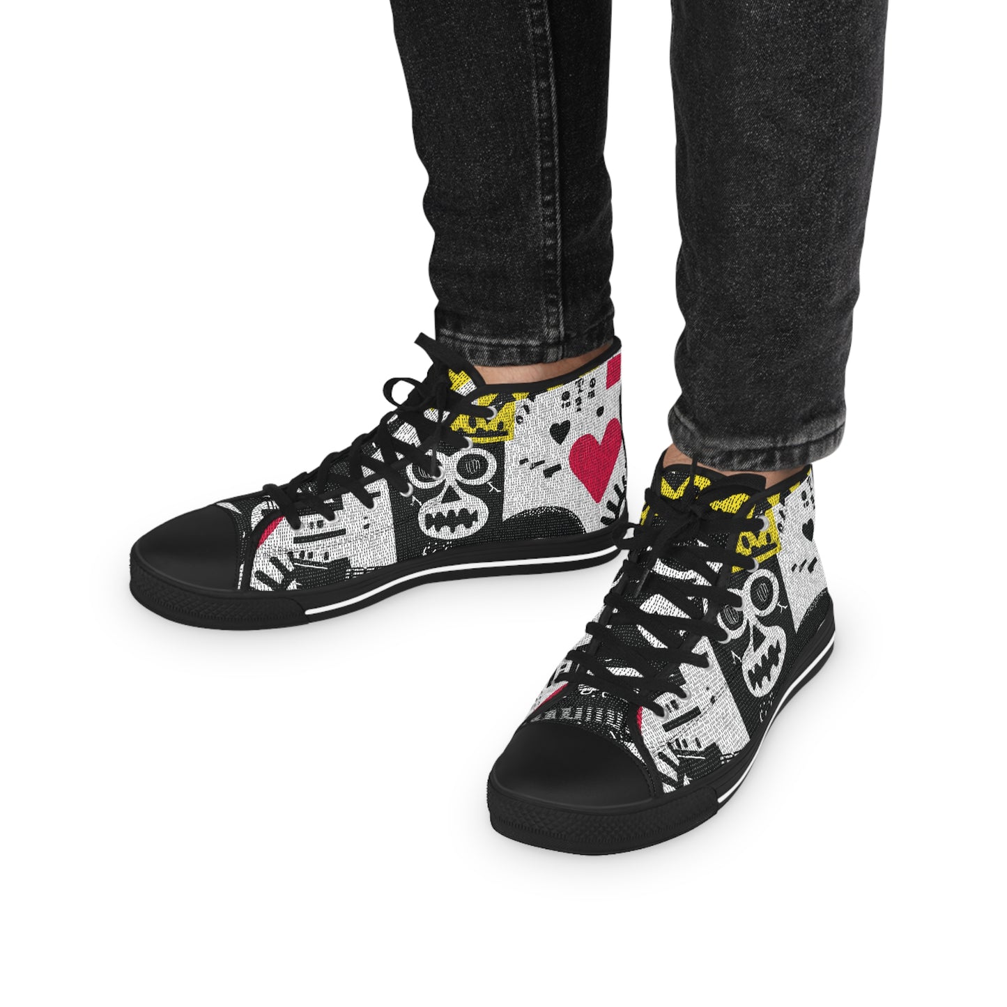 Guitar King Men's High Top Sneakers