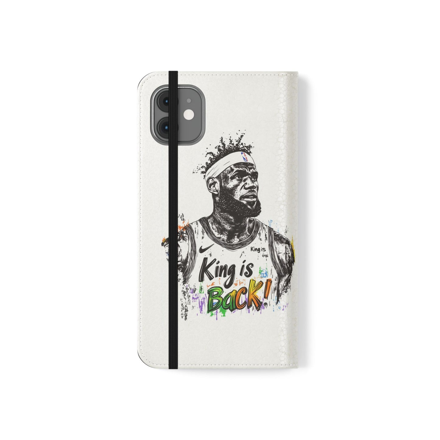 Phone Case, NBA LeBron James King is Back Phone Cover, Durable Case, Gift for Him, Athletic Accessories, Basketball Fans, Sports Phone Case,