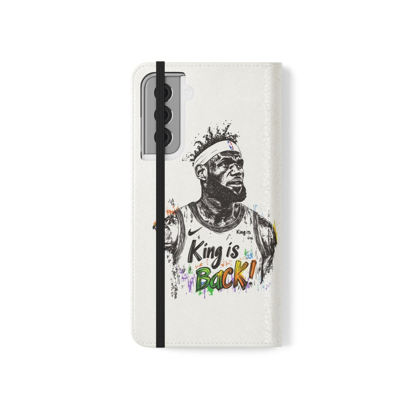 Phone Case, NBA LeBron James King is Back Phone Cover, Durable Case, Gift for Him, Athletic Accessories, Basketball Fans, Sports Phone Case,