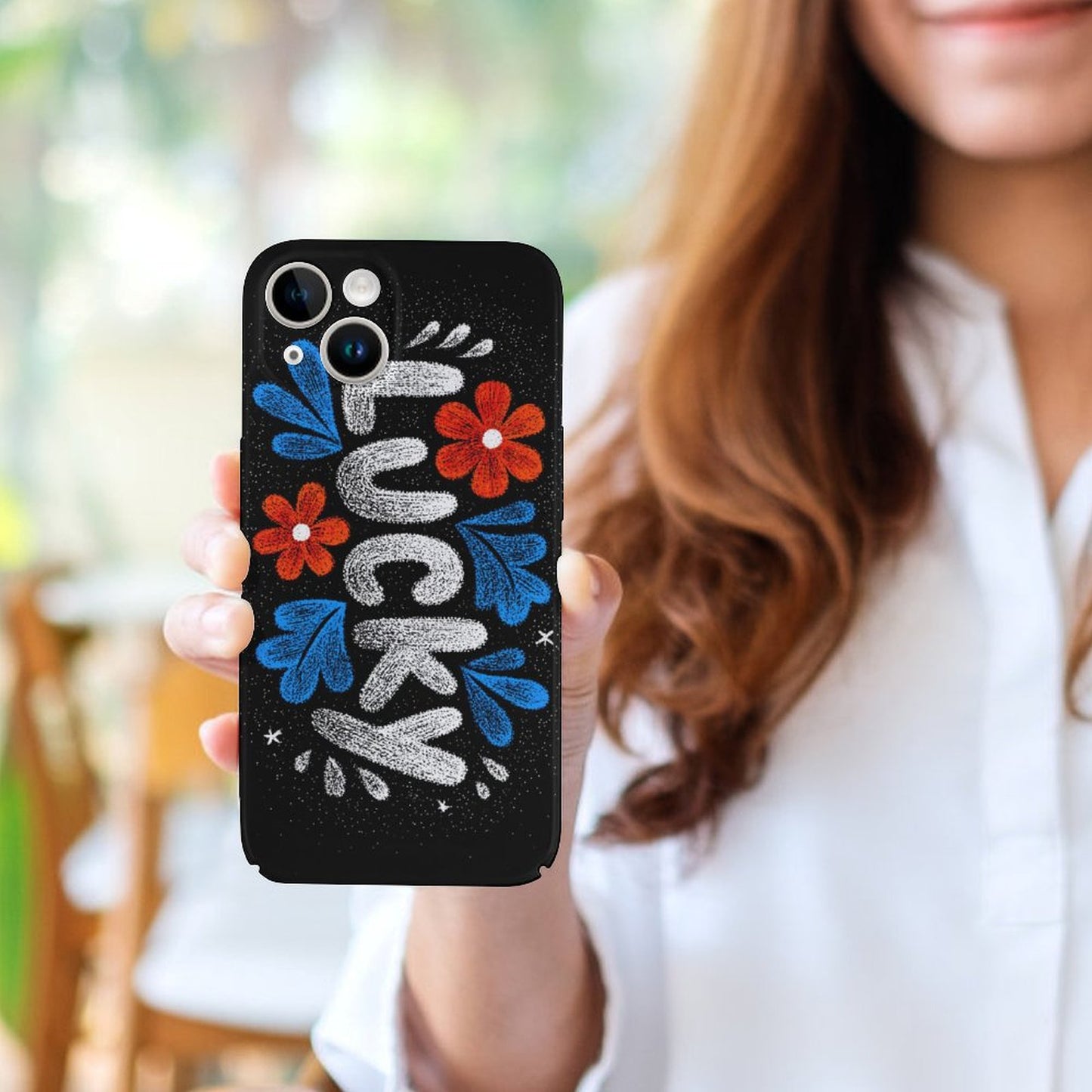 LOVE Colorful Totem iPhone 15 Case – Gift for Gemini & Sagittarius