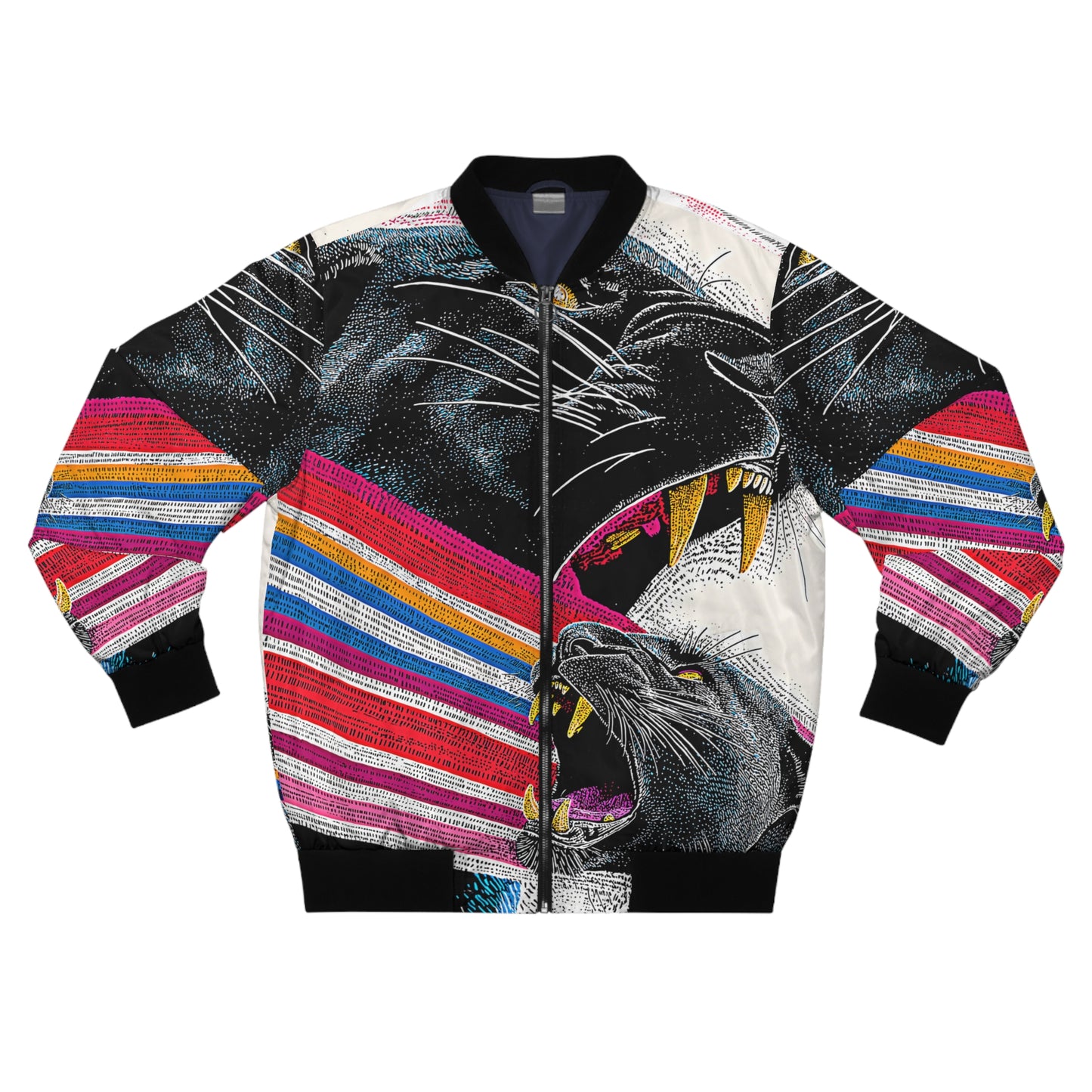 Men's Bomber Jacket - Panther Bomber Jacket