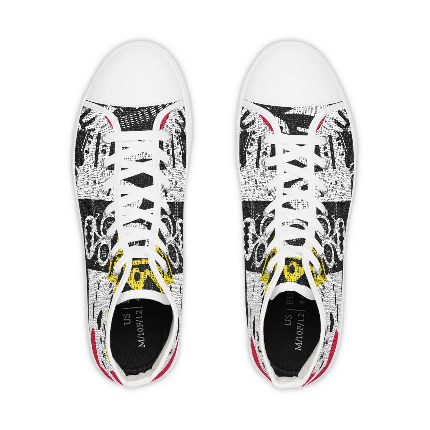 Guitar King Men's High Top Sneakers