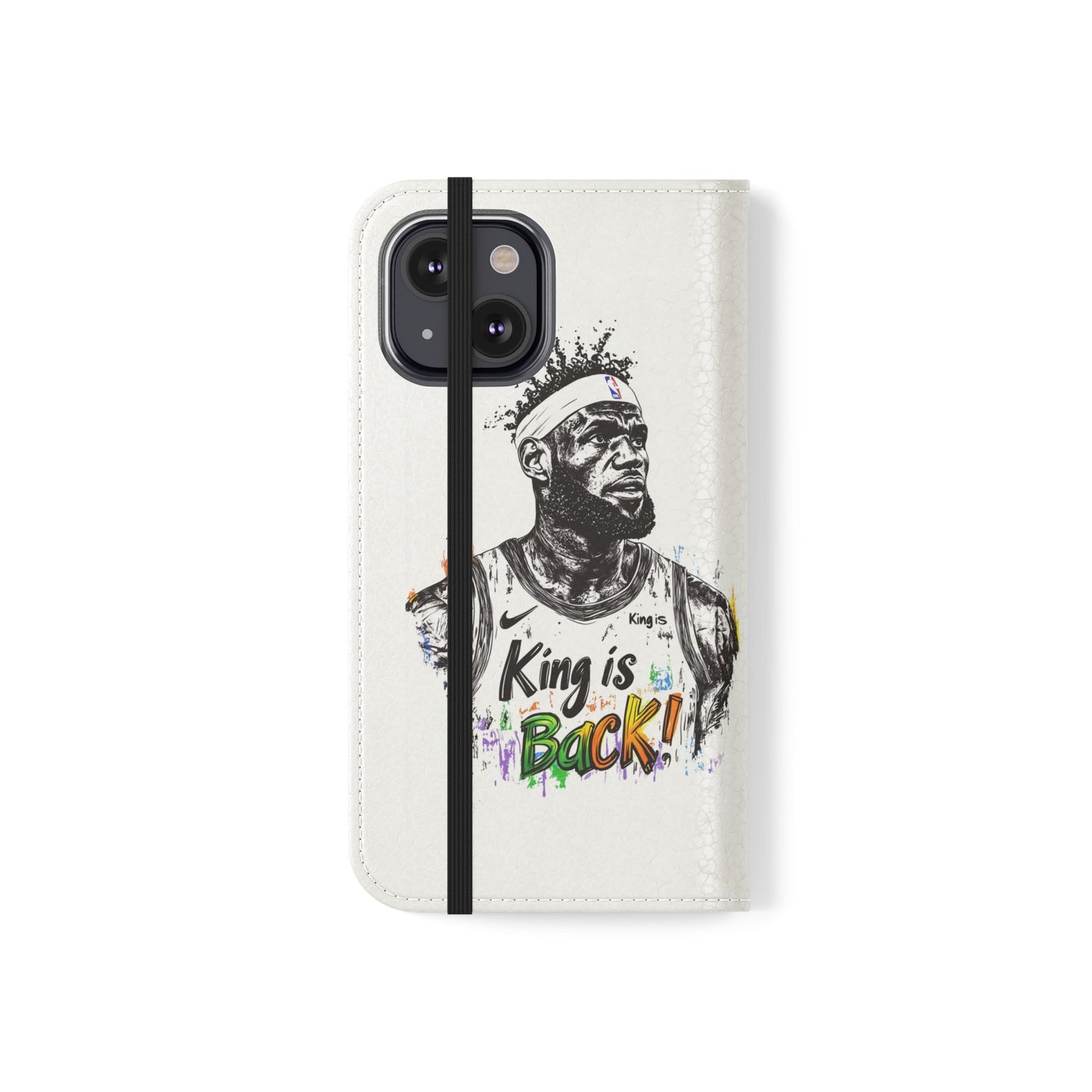 Phone Case, NBA LeBron James King is Back Phone Cover, Durable Case, Gift for Him, Athletic Accessories, Basketball Fans, Sports Phone Case,