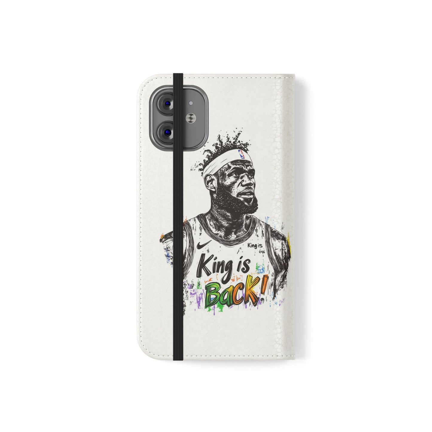 Phone Case, NBA LeBron James King is Back Phone Cover, Durable Case, Gift for Him, Athletic Accessories, Basketball Fans, Sports Phone Case,