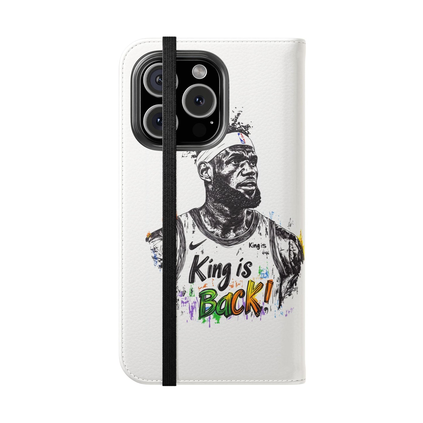 Phone Case, NBA LeBron James King is Back Phone Cover, Durable Case, Gift for Him, Athletic Accessories, Basketball Fans, Sports Phone Case,