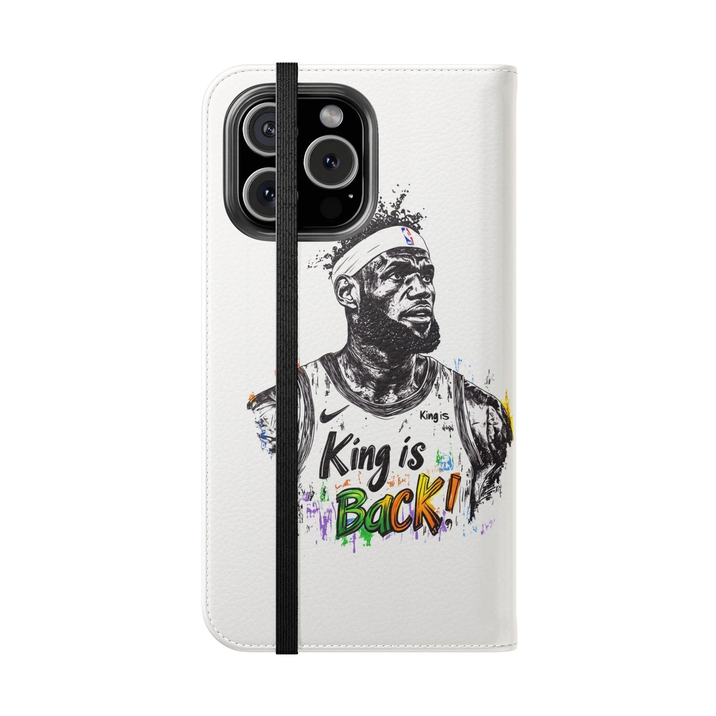 Phone Case, NBA LeBron James King is Back Phone Cover, Durable Case, Gift for Him, Athletic Accessories, Basketball Fans, Sports Phone Case,