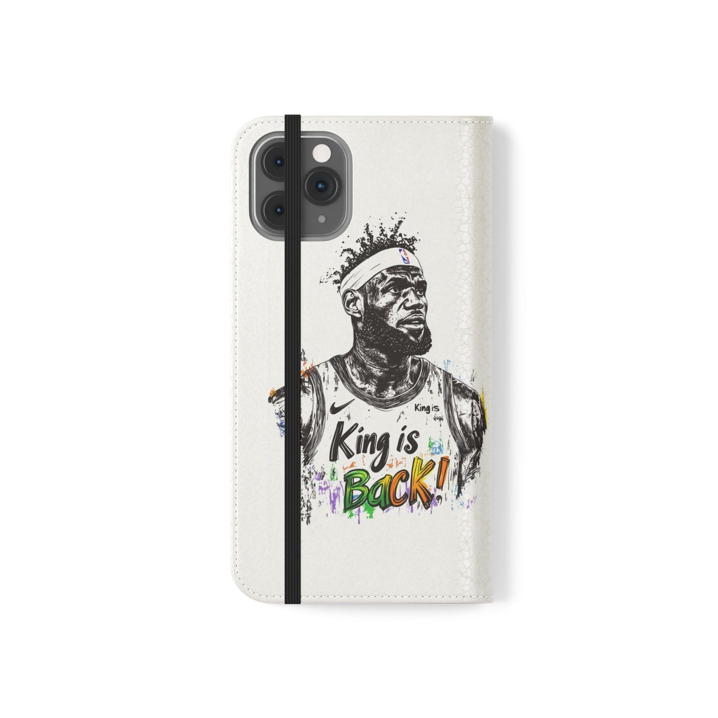 Phone Case, NBA LeBron James King is Back Phone Cover, Durable Case, Gift for Him, Athletic Accessories, Basketball Fans, Sports Phone Case,