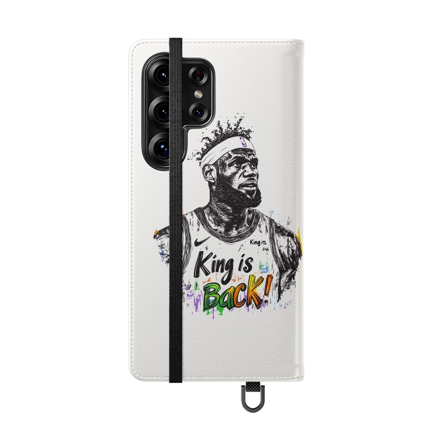 Phone Case, NBA LeBron James King is Back Phone Cover, Durable Case, Gift for Him, Athletic Accessories, Basketball Fans, Sports Phone Case,