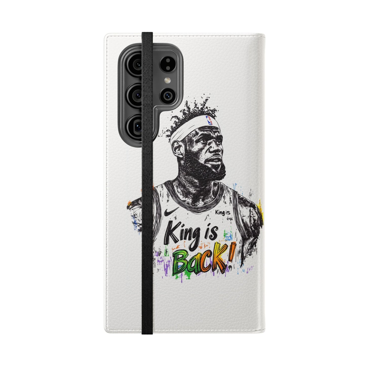 Phone Case, NBA LeBron James King is Back Phone Cover, Durable Case, Gift for Him, Athletic Accessories, Basketball Fans, Sports Phone Case,