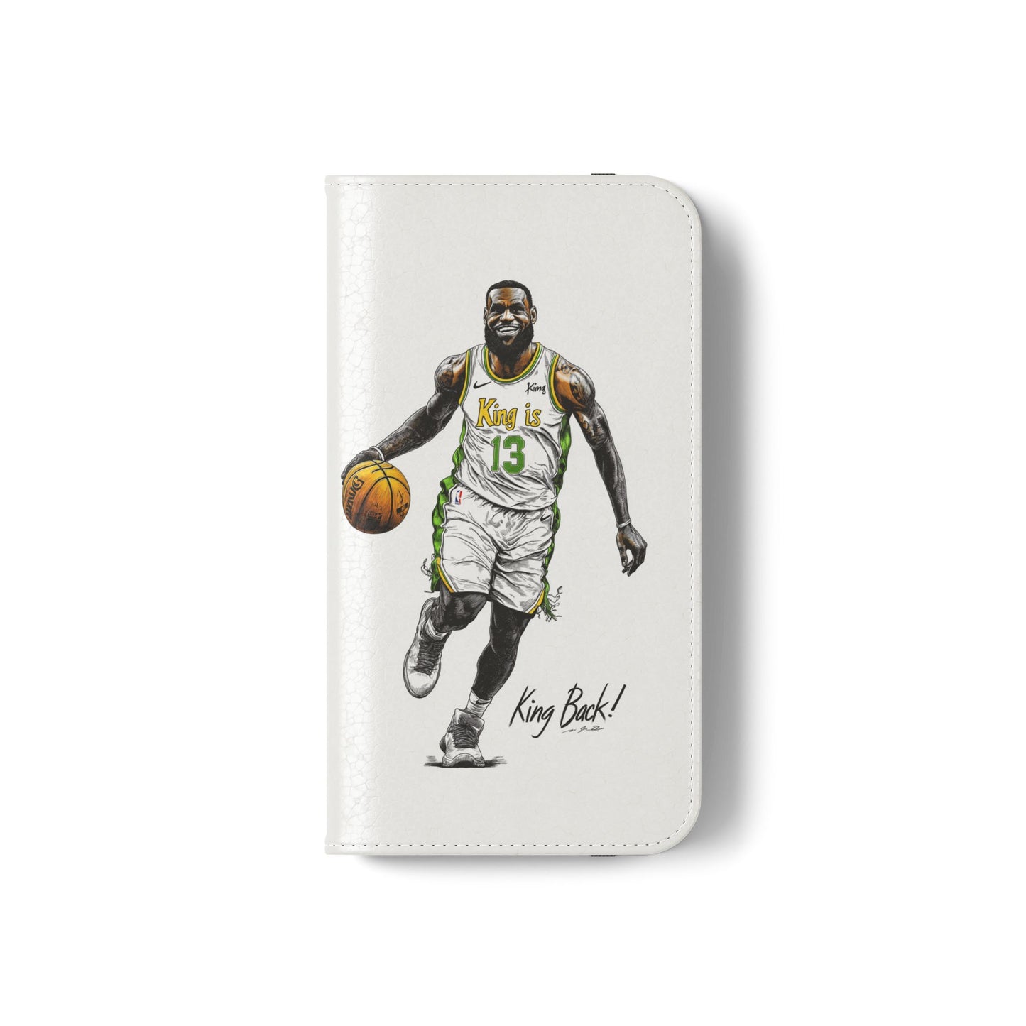 Phone Case, NBA LeBron James King is Back Phone Cover, Durable Case, Gift for Him, Athletic Accessories, Basketball Fans, Sports Phone Case,